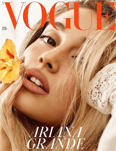 Ariana Grande Stars on the Cover of British Vogue July 2018 Issue