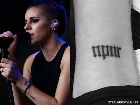 Lynn Gunn Writing Wrist Tattoo | Steal Her Style