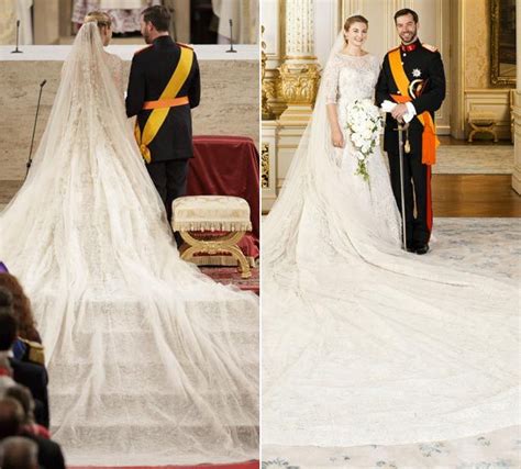 Princess Stephanie of Luxembourg enchants the world with her regal wedding look | HELLO!