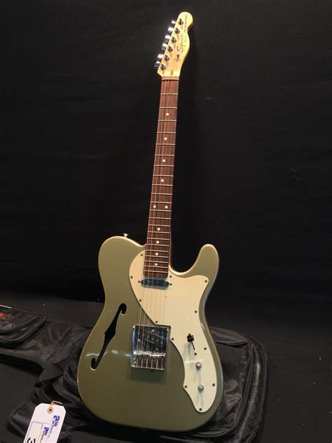 FENDER SQUIER TELECASTER SEMI HOLLOW BODY ELECTRIC GUITAR, WITH TWO ...