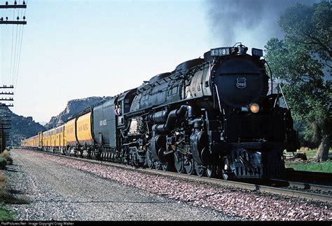 UP 3985 Union Pacific Steam 4-6-6-4 at Victorville, California by Craig Walker | Victorville ...