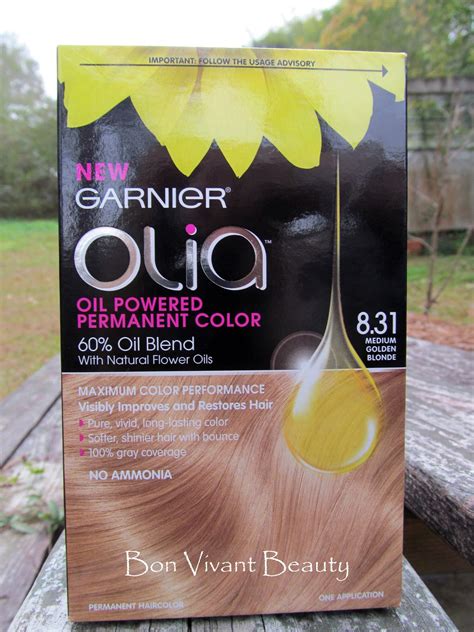 Bon Vivant Beauty: Olia Oil Powered Permanent Hair Color in Medium Golden Blonde