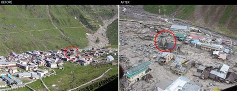 Temple town to ghost town: Kedarnath before and after flash flood