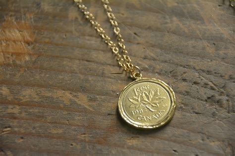 Gold coin necklace medallion pendant necklace 14k gold coin | Etsy