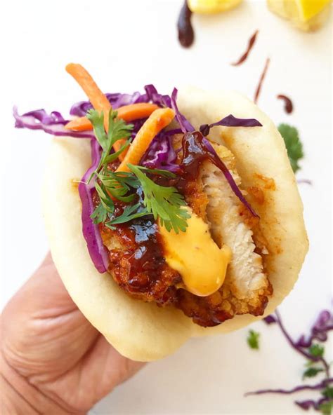 Crispy Chicken Bao Buns With Korean BBQ Sauce - More Momma!