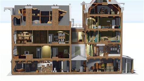 Anne Frank House Diagram