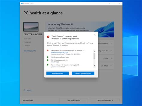 Updated PC Health Check app will tell you why you can’t run Windows 11 – Naaju