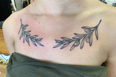 Olive Branches Tattoo: A Classy Art for You To Flaunt | Fashionterest