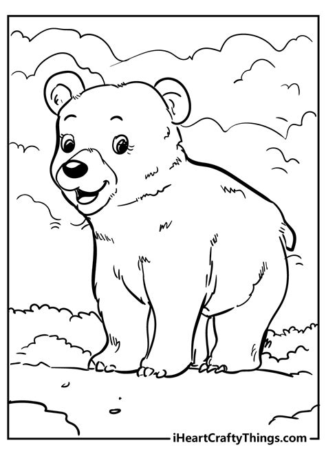 Bear Coloring Pages (Updated 2021)