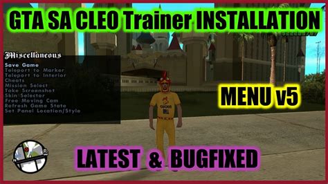 How to Install CLEO MOD Cheat Menu v5 in GTA San Andreas Latest and ...