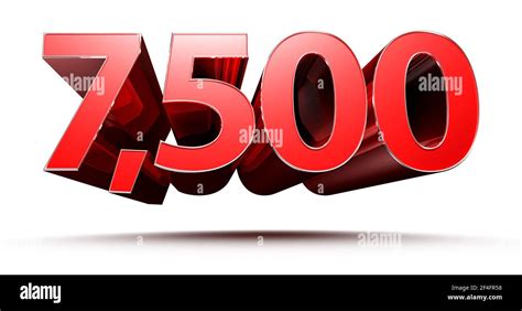 Number 7500 Cut Out Stock Images & Pictures - Alamy