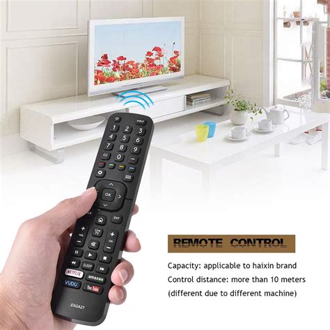 FAGINEY Remote Controller For Hisense Smart TV, Remote Controller ...