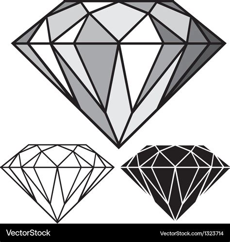 Diamond Royalty Free Vector Image - VectorStock