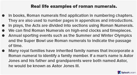 What Are Roman Numerals? Definition, Charts, Rules, Examples