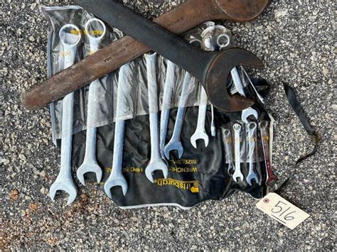 PITTSBURGH WRENCH SET W/2 LARGE WRENCHES - Lot #516, Equipment ...