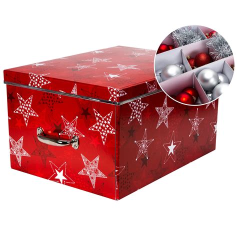 Cardboard Christmas Decorations Storage Box