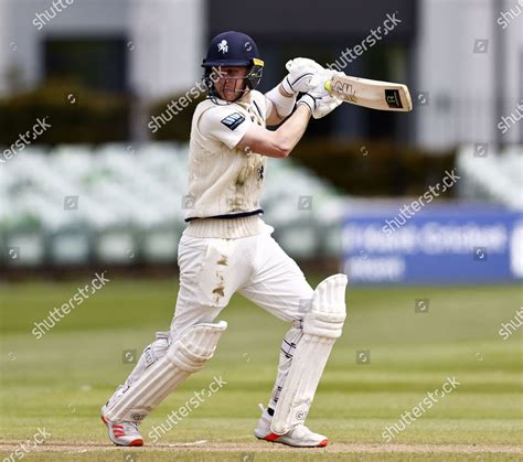 Jordan Cox Bats Kent During Kent Editorial Stock Photo - Stock Image ...