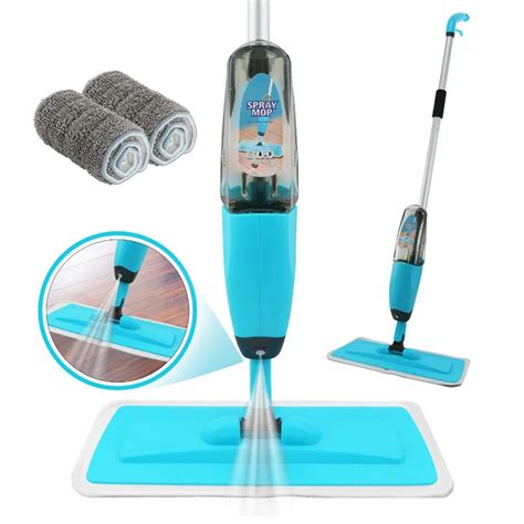 Spray Mop Kit Strongest Heaviest Duty Mop Set 360 Spin Microfiber Mop ...