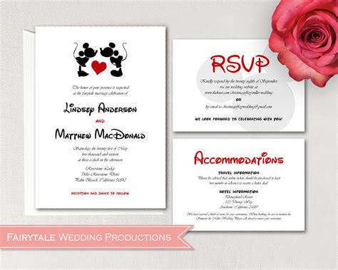 Disney Wedding Invitation - 12+ Examples, How to Incorporate, Tips