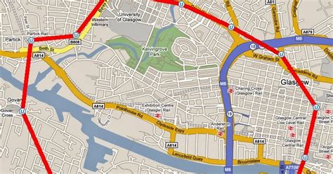 Glasgow Subway Map - Free Printable Maps