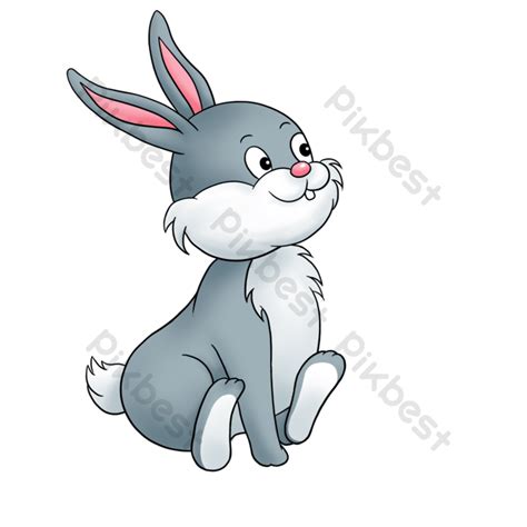 Squatting Clipart Rabbit PNG Images | PSD Free Download - Pikbest