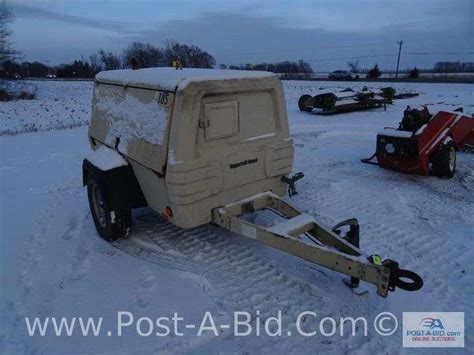 Ingersoll-Rand Tow Behind Air Compressor - Elsenpeter Auctions & Real ...