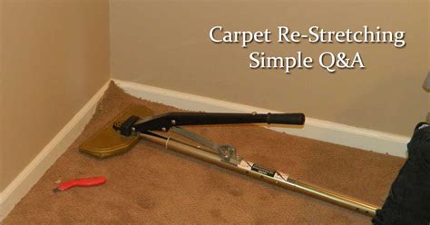 Carpet Re-Stretching | Carter's Carpet Restoration