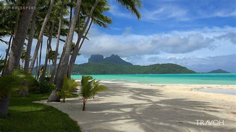 Natural Beach Sounds, Ocean Waves, Storm Wind – Motu Tane – Bora Bora, French Polynesia – 4K ...