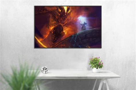 Gandalf Balrog Khazad-dum artwork - view more LOTR paintings