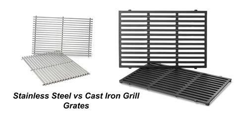 Weber Stainless Steel vs Cast Iron Grill Grates {Easy Choice!}