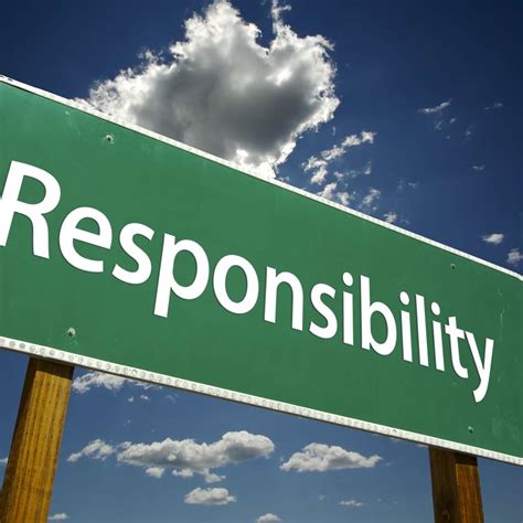 Quotes About Accepting Responsibility. QuotesGram