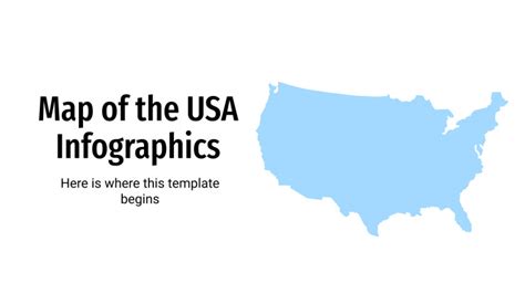 Map of the USA Infographics for Google Slides and PowerPoint