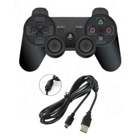 Sale on Generic DualShock Playstation 3 Wireless Controller With USB Charger Charging Cable For ...