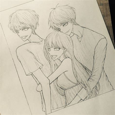 Anime love triangle by me