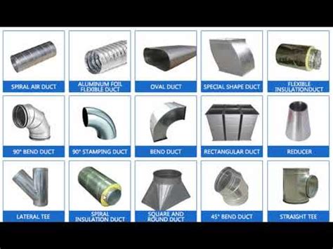 HVAC Duct II Types of Duct II Duct Material || Explanation in English ...