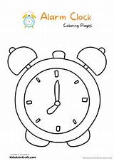 Alarm Clock Coloring Pages For Kids – Free Printables  Art & Craft sketch template