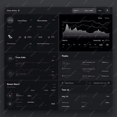 Premium AI Image | Web Dashboard Dark Mode Dashboard With Dark Mode ...