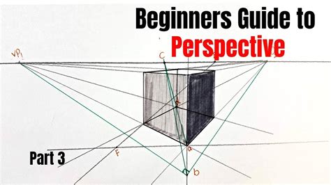 How to Draw a PERFECT Cube In Two Point Perspective - YouTube