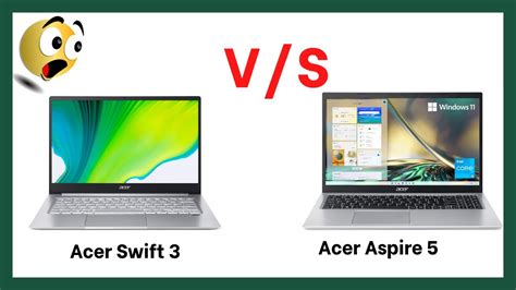 Acer Aspire 5 vs Acer Swift 3 - YouTube