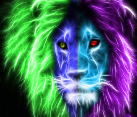 Colorful Lion Wallpapers - 4k, HD Colorful Lion Backgrounds on WallpaperBat