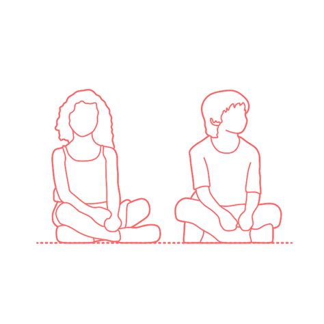 How To Draw Someone Sitting Criss Cross Applesauce