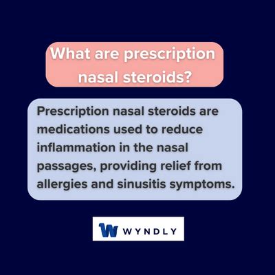 Prescription Nasal Steroids Definition: What Are Prescription Nasal ...