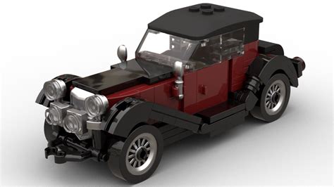 LEGO MOC Classic Classy Vintage Car by Schwimpy | Rebrickable - Build ...