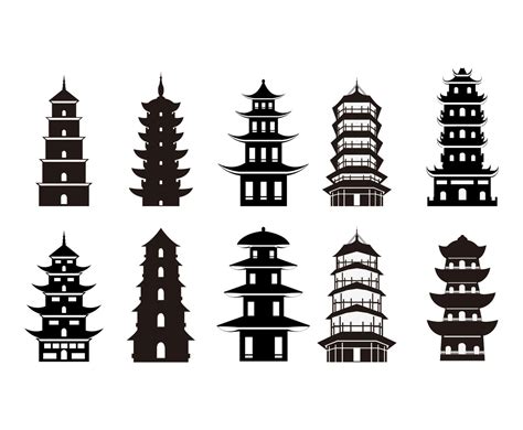 Download Vector - Pagoda Vector - Vectorpicker