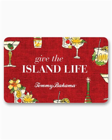 Tommy Bahama Holiday Gift Card