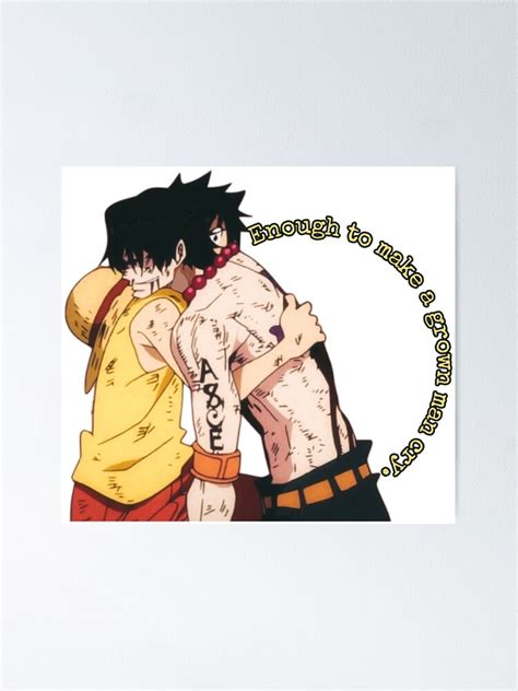 "Thank you for loving me - Ace x Luffy x One Piece" Poster for Sale by Joejo19 | Redbubble