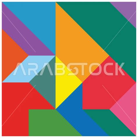 Colorful background vector, geometric shapes, abstract background, vector illustrator - Vector ...