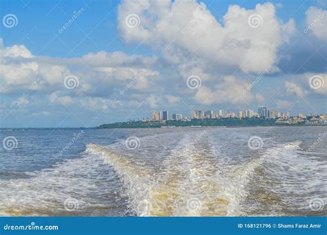 Maputo City Skyline , Sky Line View from a Distance on a Boat Trip To Portuguese Island Stock ...