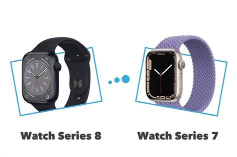 Comparatif et différences : Apple Watch Series 8 VS Apple Watch Series 7