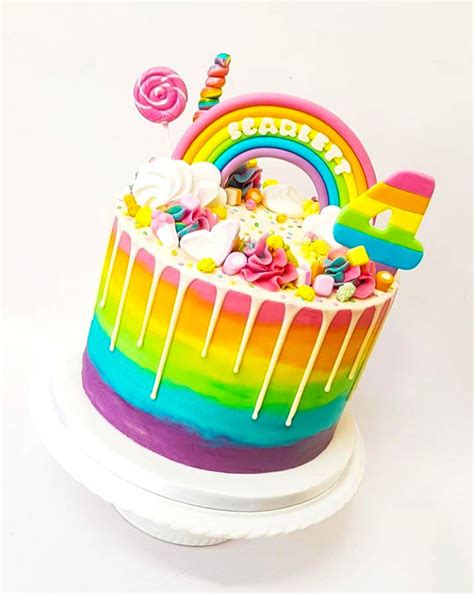 15 Ravishing Rainbow Cakes - Find Your Cake Inspiration | Rainbow birthday cake, Rainbow cake ...